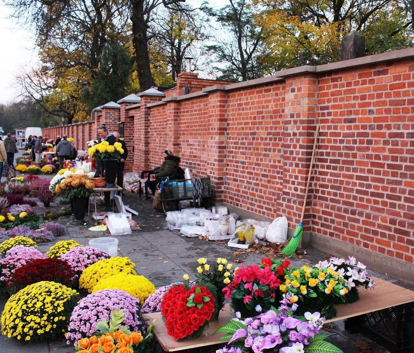 fiori cimitero monumentale Powązki