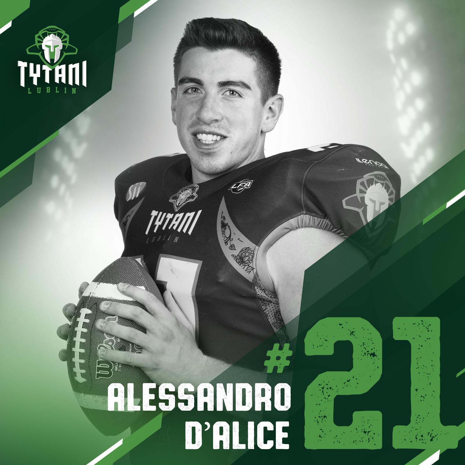 football americano in Polonia squadra Alessandro D'Alice